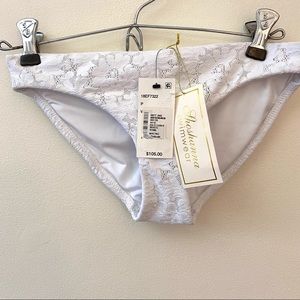 Shoshanna Swimwear white lace classic bikini bottoms size XS